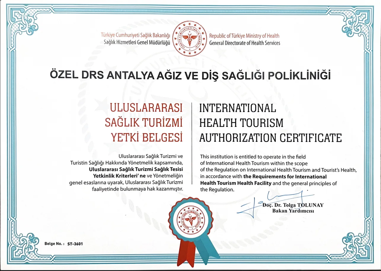 Health Tourism Certficate